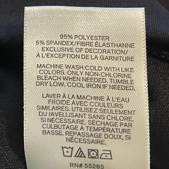 EXPRESS One Eleven Black Track Jacket with Rainbow Arm Accents ~ Medium - Picture 7 of 7